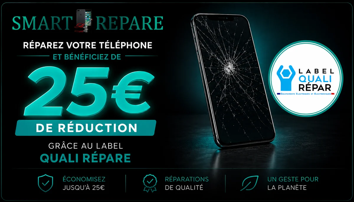 Réduction QualiRépar téléphone